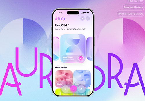 NY Digital Winner - Ping Chen/Haowei Zang - Aurora: A Music-Based Emotional Support App for ADHD Brains 