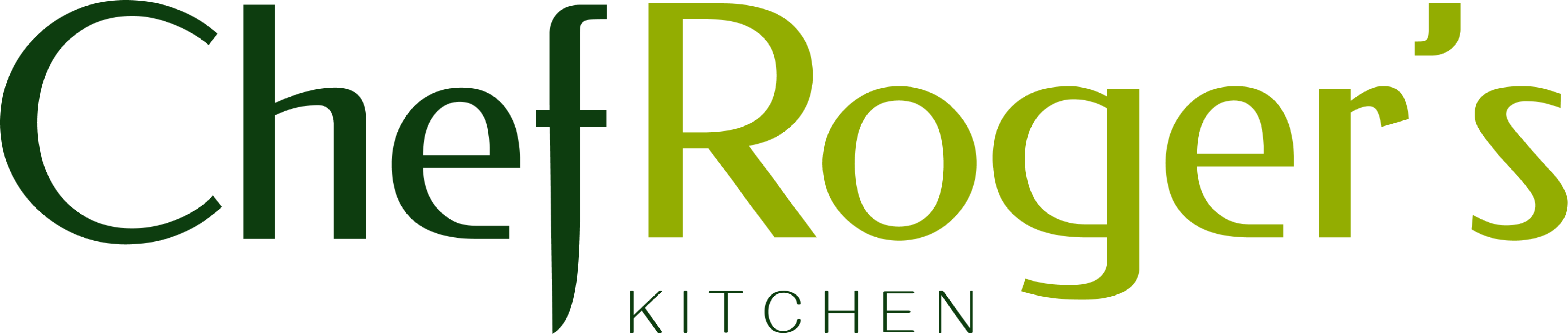 NY Digital Awards Winner - Chef Roger's Kitchen Logo Redesign by EWISE Marketing & Communications