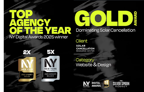Silver Spoon Agency Inc. Reinforces Its Creative Reputation with Three Award-Winning Achievements